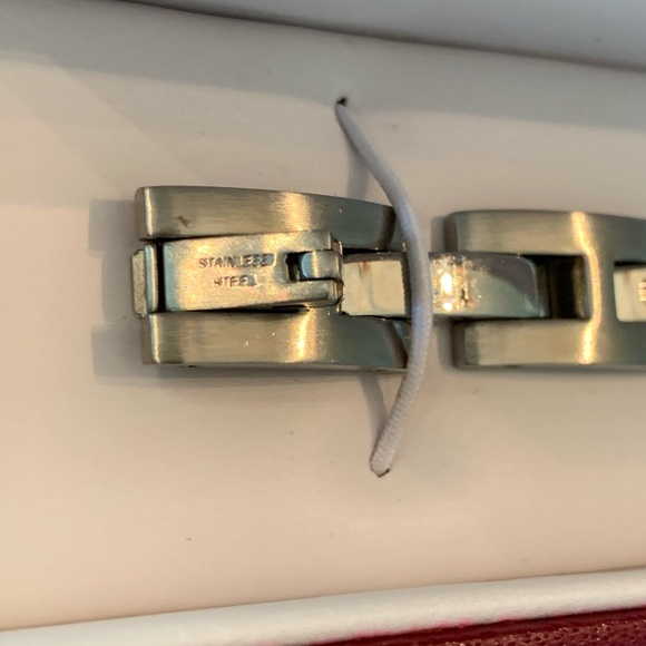 Men’s Diamond bracelet in stainless steel - Picture 4 of 8